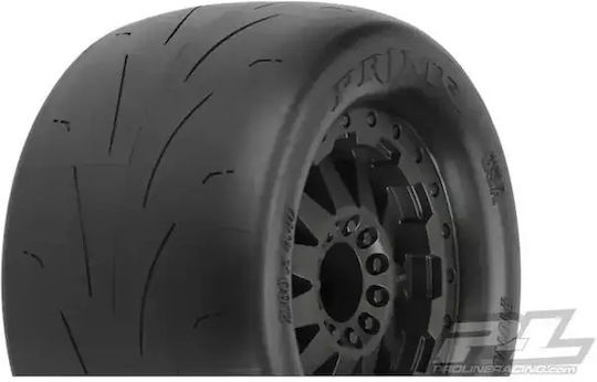 Proline Prime 2.8" Anvelope Montate Pe Jante Negre F11 2 Bucăți/12mm Hex