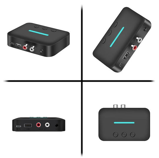 Techstar T88 Receptor Audio Bluetooth Bluetooth 5.3 3.5mm Aux + RCA L R USB Redare U-disk USB-C 5V 10m Rază Stereo HiFi