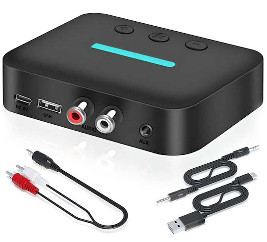 Techstar T88 Receptor Audio Bluetooth Bluetooth 5.3 3.5mm Aux + RCA L R USB Redare U-disk USB-C 5V 10m Rază Stereo HiFi