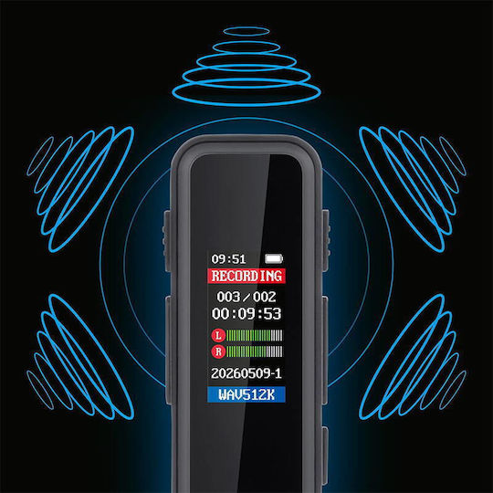 Kruger&matz Дигитален Диктофон 8GB 230mAh Kruger&matz