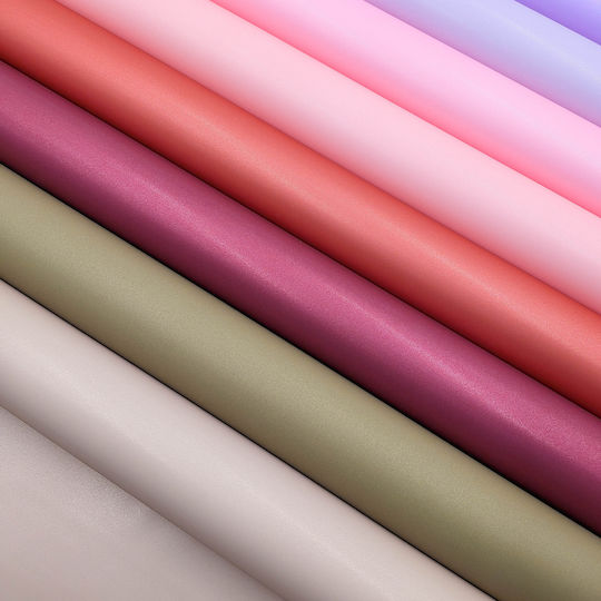 Scented Floral Foil Satin Aroma Light Pink Roll 50cm X 9m