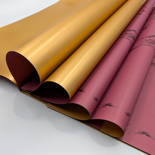 Floral Foil Stone&shine Victorian Pink 56x56 Cm Sheets 20 Pcs