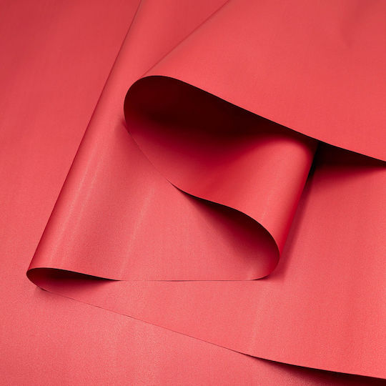 Scented Floral Foil Satin Aroma Coral Roll 50cm X 9m