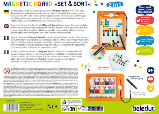 Beleduc Beidseitige Magnetische Tafel 24,5x17,5cm