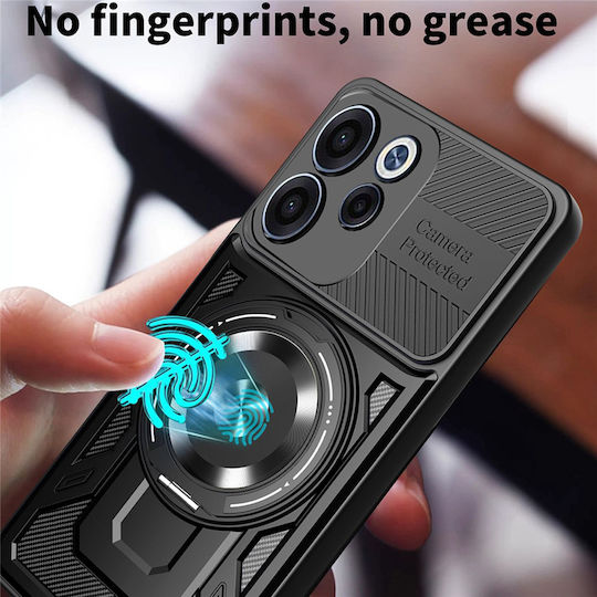 Techsuit Purple Silicone Back Cover (Oppo Reno15 F)