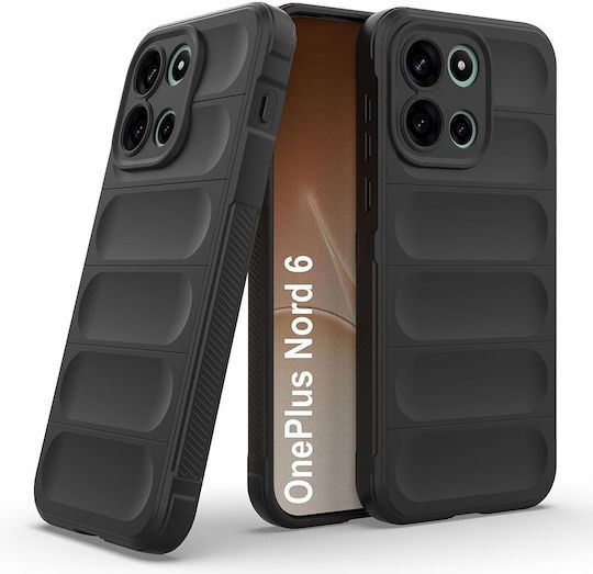 Techsuit Magic Back Cover Σιλικόνης Μαύρο (OnePlus Nord 6)