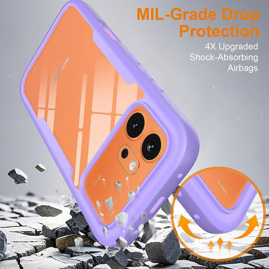 Techsuit 360 Full Cover Silicone Purple (Honor 600)