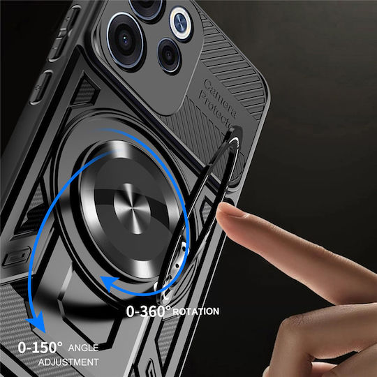 Techsuit Gray Silicone Back Cover (Oppo Reno15 F)