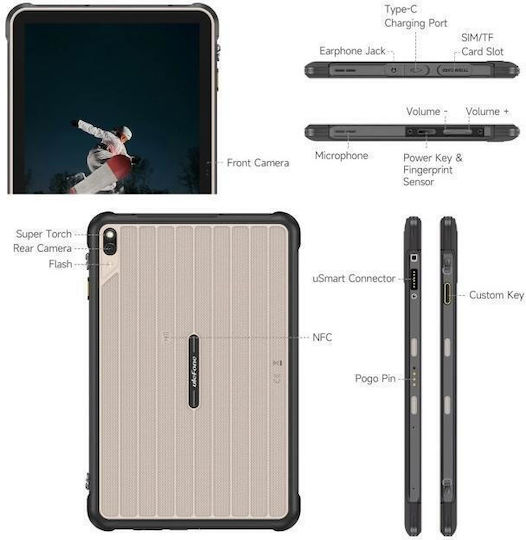 Ulefone RugKing Pad Pro 4G Tablet 8.68" (8GB/128GB) Gri