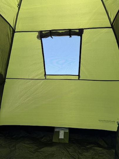 Medrelaxhome Σετ Camping 2 Τεμαχίων, Με Σκηνή Camping Με Προστασία Uv Και Πτυσ. Καρέκλα Camping Deluxe Πράσινη