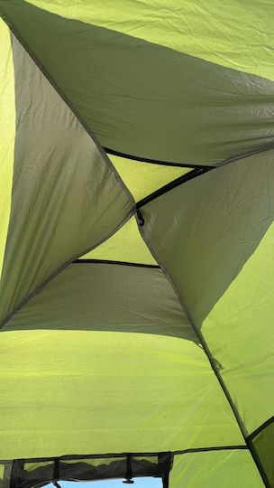 Medrelaxhome Camping Tent Set Of 2 Pieces Σετ Με Σκηνή Camping Με Προστασία Uv Και Πτυσ. Καρέκλα Παραλίας Compact Γκρι