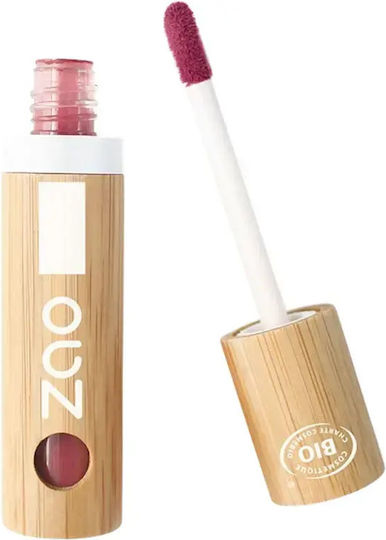 Zao Organic Makeup Organic Lip Ink Matt Υγρό Κραγιόν Matte 443 Strawberry 3.8ml
