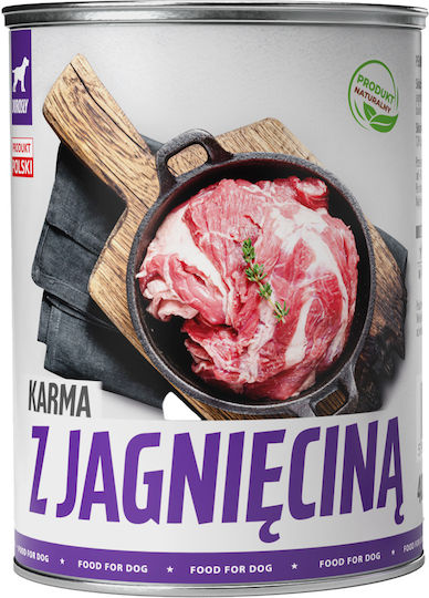 TufTuf Nasses Hundefutter Dose mit Lamm 12x400g