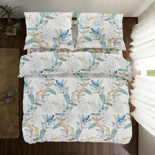Cotton Market 200x200см Пликове за Завивки Цветя