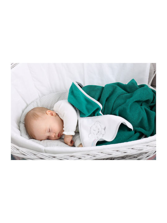 BabyMam Baby- & Kinderhandtücher Body Towel Teddy Bear Grüne 100x100cm BabyMam Baby- & Kinderhandtücher Body Towel Teddy Bear Grüne 100x100cm