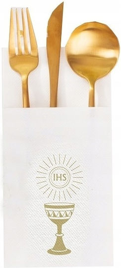 Cutlery Pockets Communion Host Gold 25pcs
