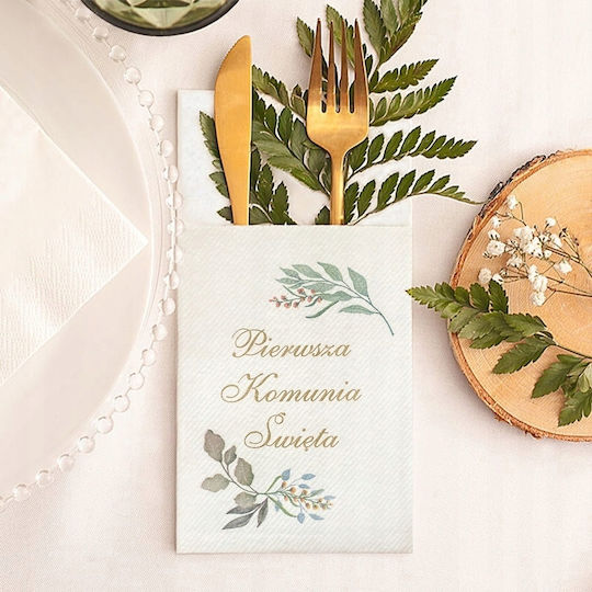 Kieszonki Cutlery Napkins First Communion 25pcs