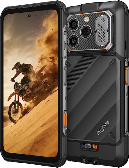 RugOne Xever 8 (8/256GB) Ανθεκτικό Smartphone Μαύρο