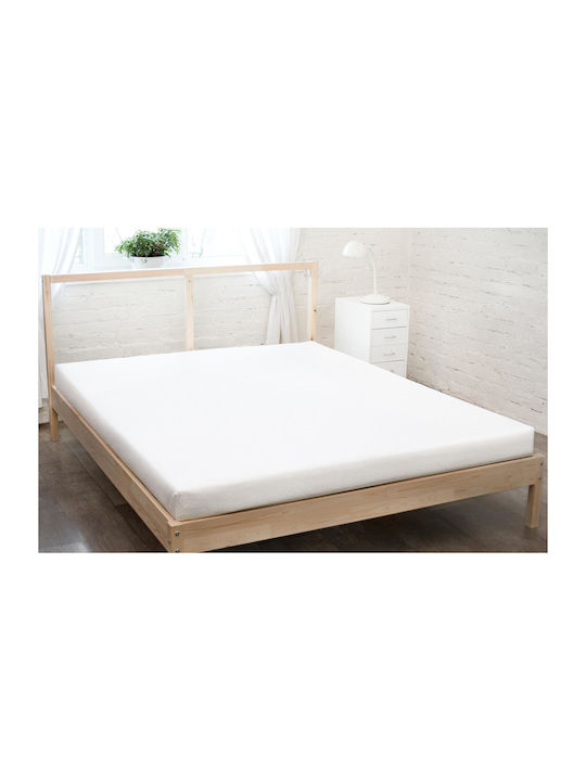 KZ Σεντόνι Ημίδιπλο με Λάστιχο 120x200εκ. White
