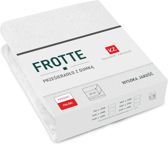 KZ Μονό 90x200εκ. με Λάστιχο White
