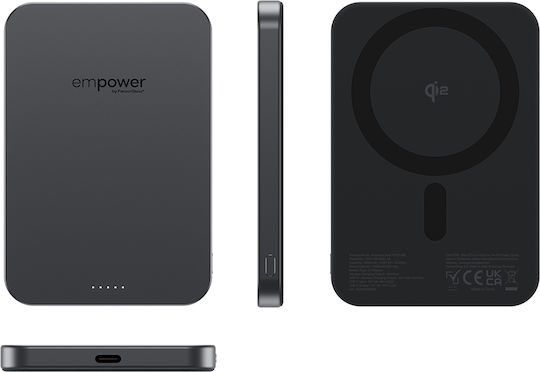 PanzerGlass Empower MagSafe 5000mAh 15W with USB-C Port Black