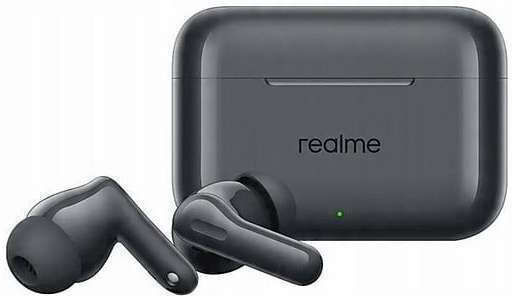 Realme T200 In-ear Bluetooth Handsfree Ακουστικά με Αντοχή στον Ιδρώτα και Θήκη Φόρτισης Mystic Grey