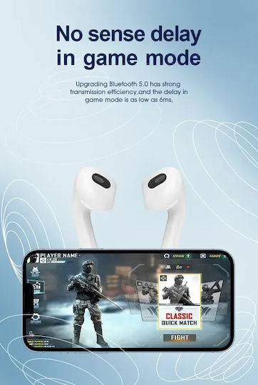 Jellico Airblue 3 In-ear Bluetooth Handsfree Căști Alb