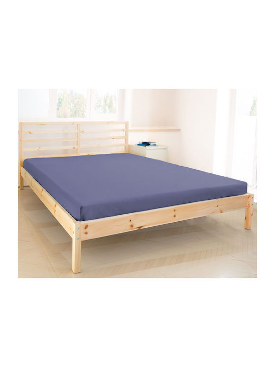 KZ Cearceaf de Pat Single 160x200 cm Marengo