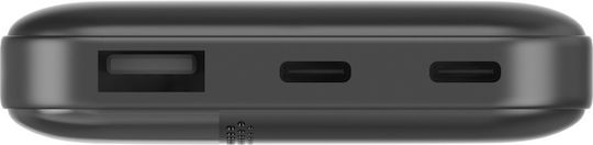 Energizer Power Bank 10000mAh 15W cu Port USB-A și 2 Porturi USB-C Negru