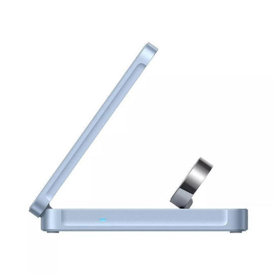 Ugreen Ασύρματος Φορτιστής Qi2 25W Μπλε (W757 MagFlow)