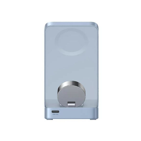 Ugreen Ασύρματος Φορτιστής Qi2 25W Μπλε (W757 MagFlow)