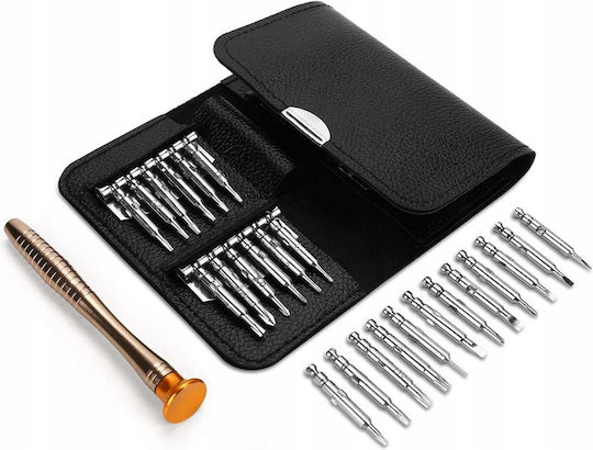 #48345 Mini Mobile Repair Phone 25 In 1 Magnetic Kit Multi-bit Small Screwdriver Set