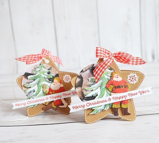 Colorful Holiday Stickers Christmas Tree Reindeer 43 Pcs