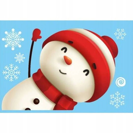Ecarla Christmas Colorful Window Stickers 1 Sheet 20x30cm Nkd20