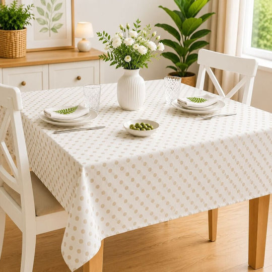 Pucioasa Τραπεζομάντηλο Beige 120x160εκ.
