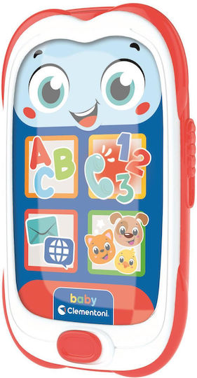Baby Clementoni Talking Smartphone Phone Toy with Sounds for 6+ Months
