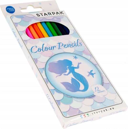 Wooden Colored Pencils 12 Colors Girls 1 Pc