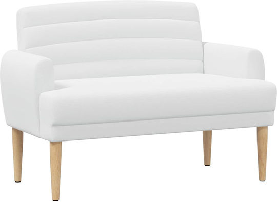 Doppelsitzer Sofa Weiß 116x67x80cm