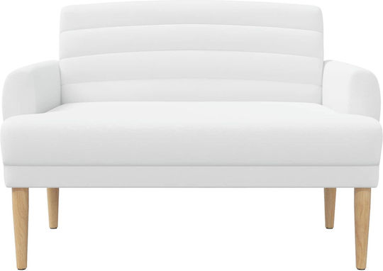 Doppelsitzer Sofa Weiß 116x67x80cm