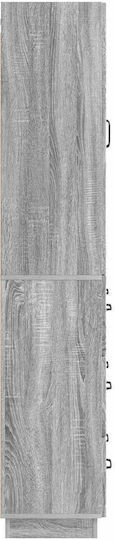 Grey Sonoma Bookcases (2 Pieces) 66x34.5x87 cm