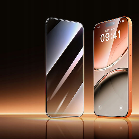 Mcdodo Datenschutz Gehärtetes Glas Auto-fit Displayschutzfolie für iPhone 17 Pro Max