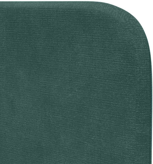 vidaXL Fabric Bed Headboard Green 80cm