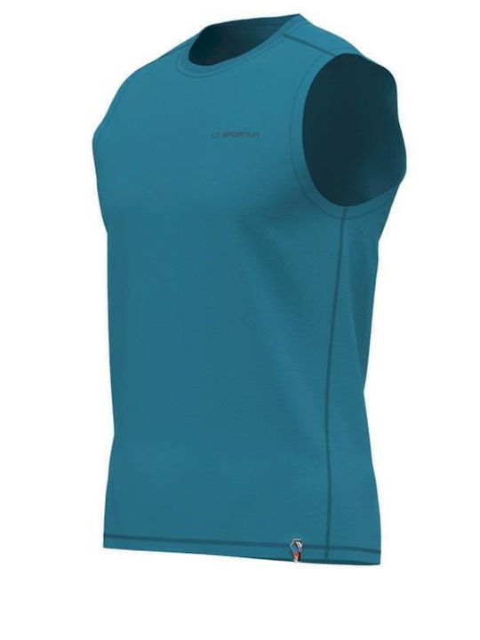 Sportliche Herrenbluse Blau