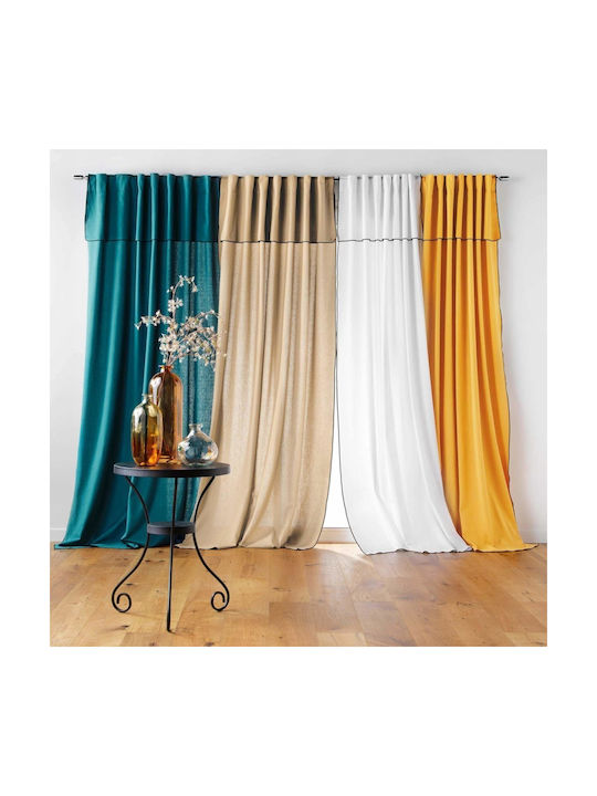 Douceur d'Intérieur Κουρτίνα με Τούνελ Mistraline Γκρι 140x240εκ.