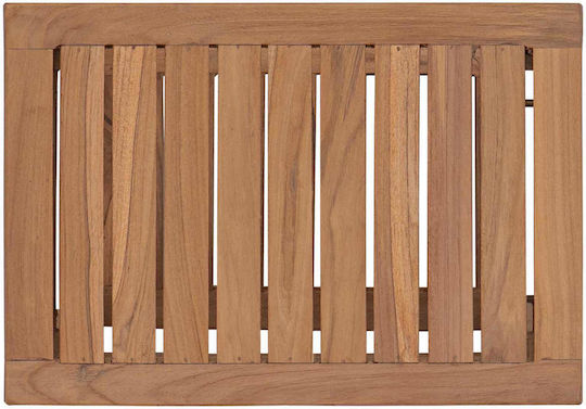 vidaXL Raft De Baie Din Lemn 50x35x45cm Maro