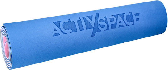 Activ Space Saltea de Gimnastică Yoga Roz (183x61cm)