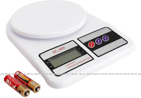 Factory Digital Kitchen Scale up to 7kg White