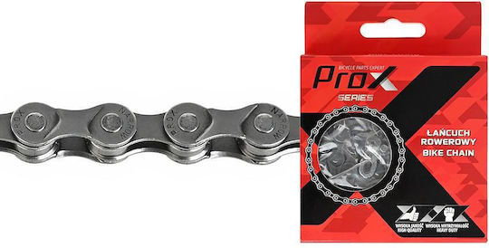 Pro-X Lanț Bicicletă 6 / 7 Viteze 116L Gri