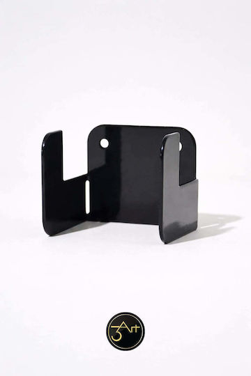 SteweHome Cuiere de Perete Metalice cu 2 Compartimente Negre 6x6cm 3 Bucăți SteweHome Cuiere de Perete Metalice cu 2 Compartimente Negre 6x6cm 3 Bucăți