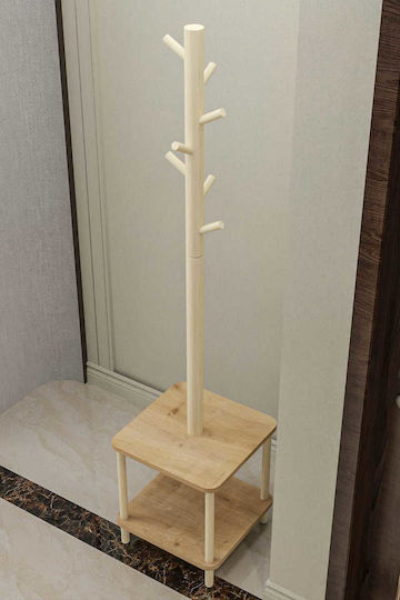 SteweHome Cuiere Pom Din Lemn Maro 160cm